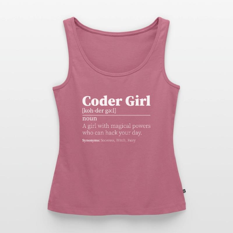 Developer Coder Programmer Definition Women’s Premium Organic Tank top