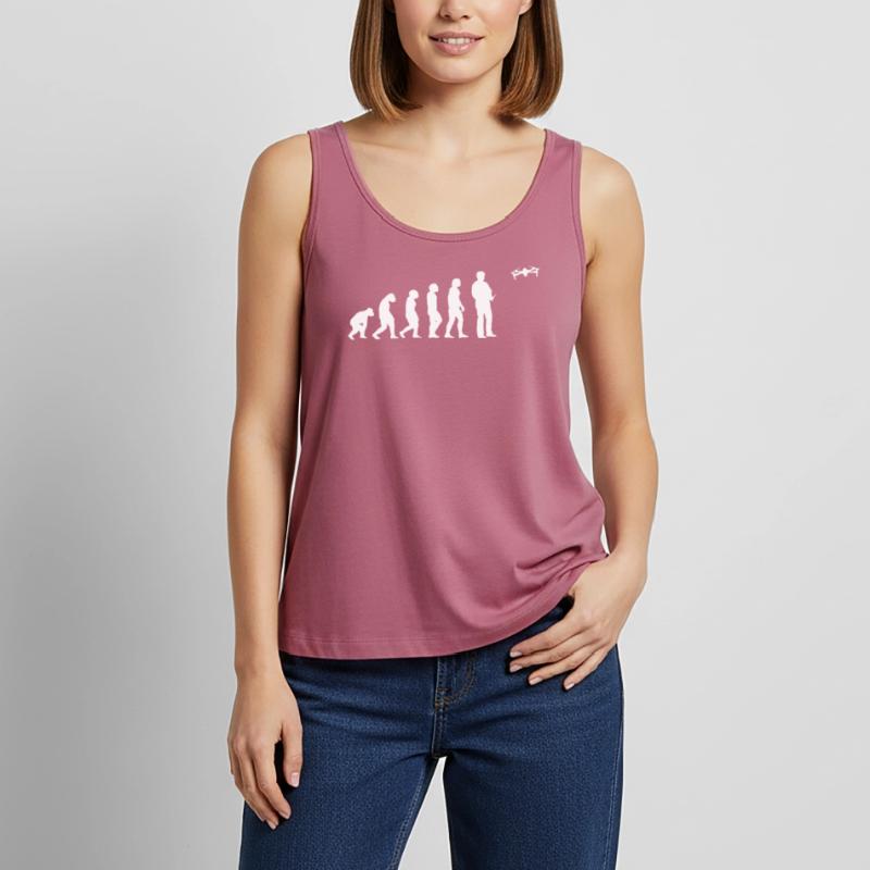 Funny Drone Evolution Funny Drone Pilot Evolution Frauen Premium Organic Tank Top