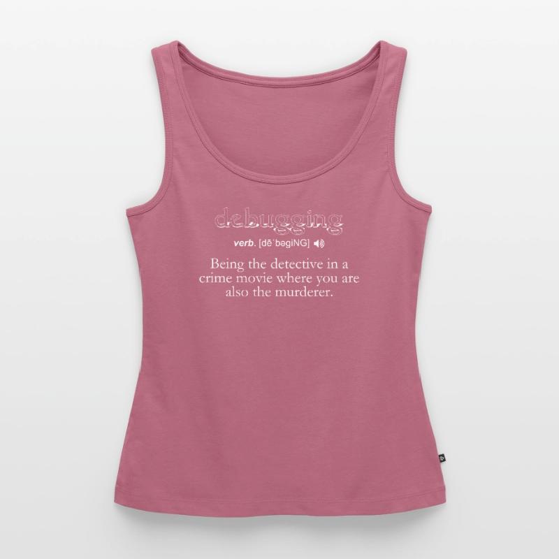 Debugging Definition - Computer Science Programmer Women’s Premium Organic Tank top