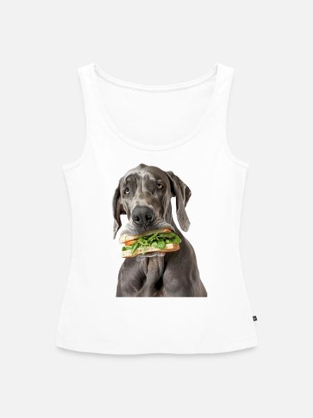 Deutsche Dogge - Frauen Premium Organic Tank Top - Weiß