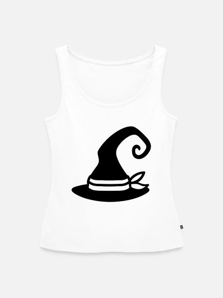 Magischer Hut - Frauen Premium Organic Tank Top - Weiß