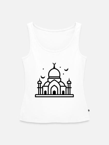 Moschee - Frauen Premium Organic Tank Top - Weiß