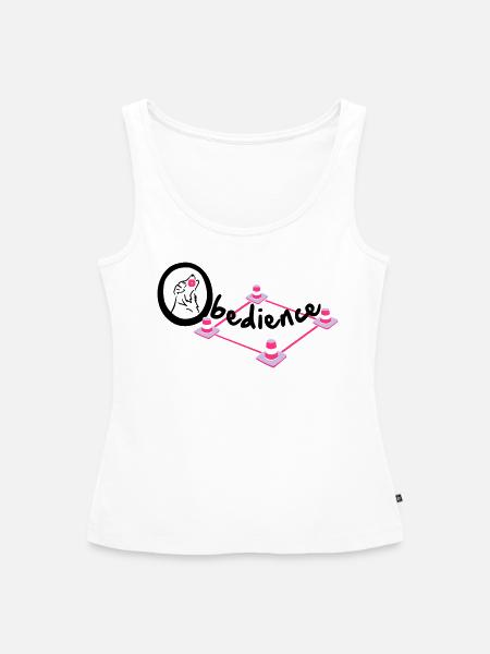 Obedience - Frauen Premium Organic Tank Top - Weiß