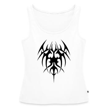 Tribal - Débardeur bio Premium Femme - blanc - Devant - AI Model Female 172 light (172cm)