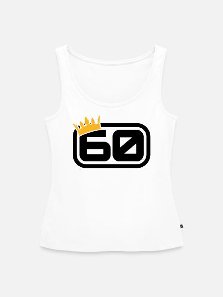 60s - Frauen Premium Organic Tank Top - Weiß