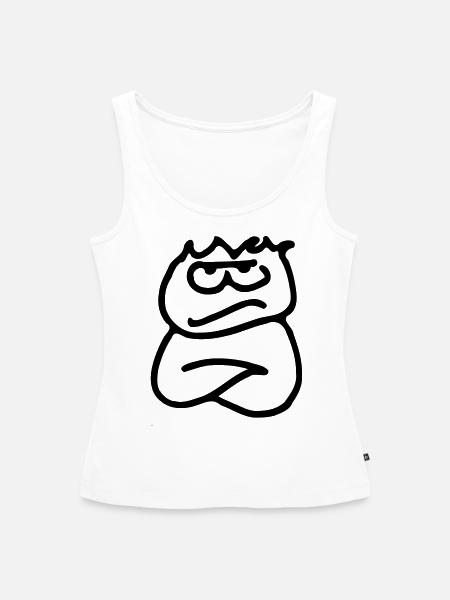 Ungeduld - Frauen Premium Organic Tank Top - Weiß