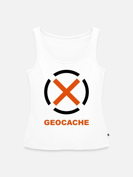 geocache - Frauen Premium Organic Tank Top - Weiß
