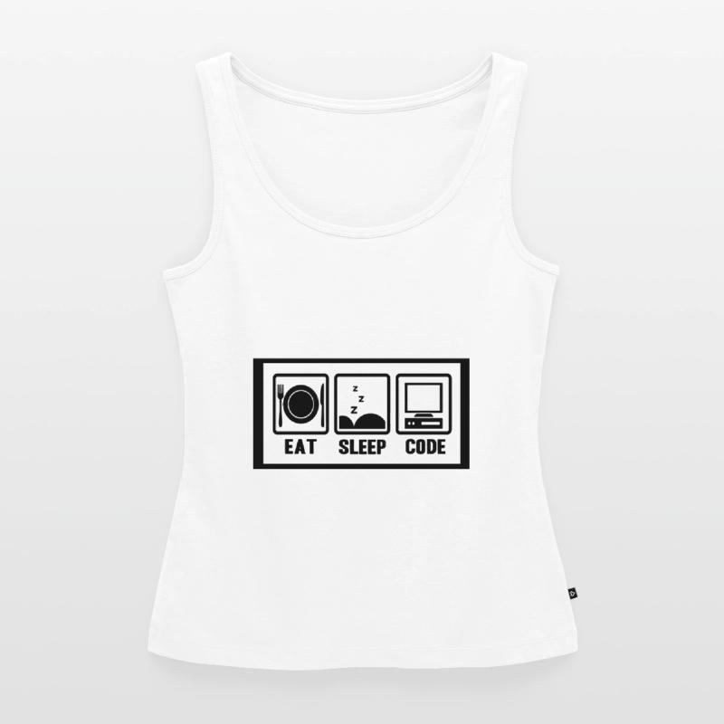 Programmierer Coder Softwareentwickler Computer Frauen Premium Organic Tank Top