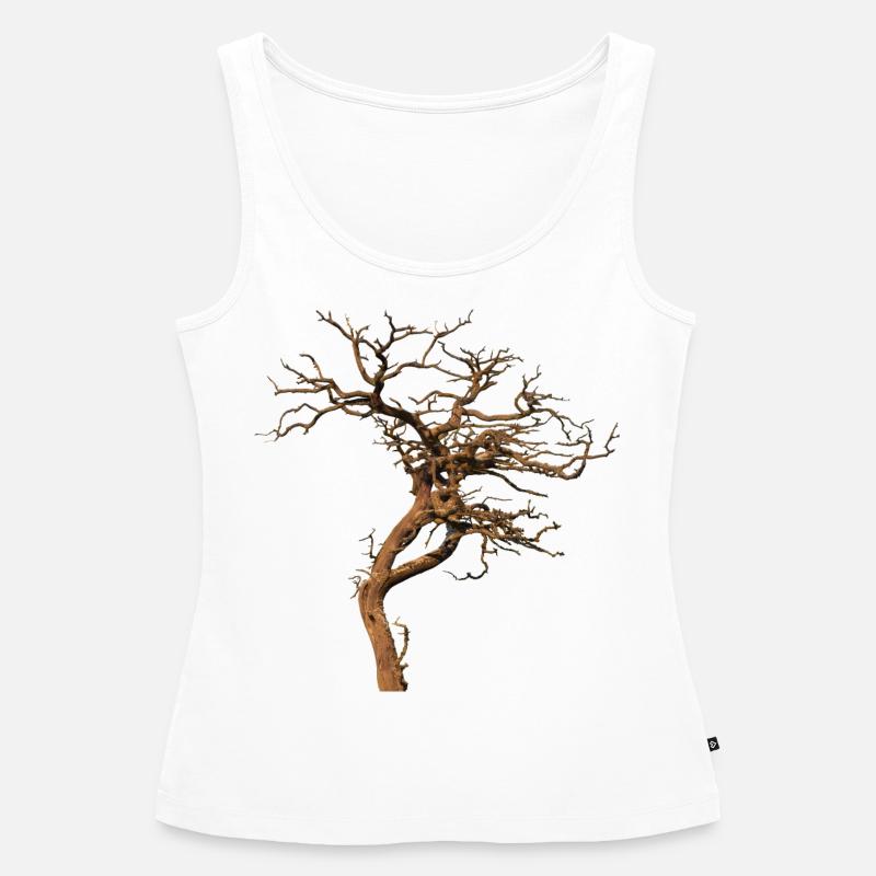 Old tree - Women’s Premium Organic Tank top - white