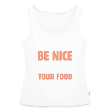 Chef Chef Gastronomie - Débardeur bio Premium Femme - blanc - Devant - AI Model Female 172 light (172cm)