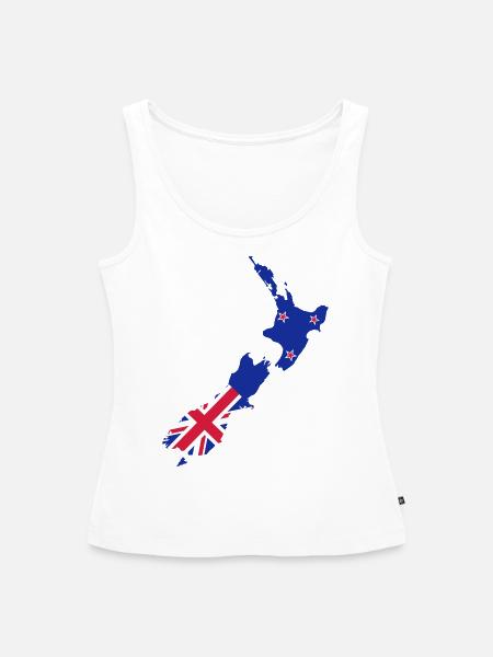 Neuseeland - Frauen Premium Organic Tank Top - Weiß