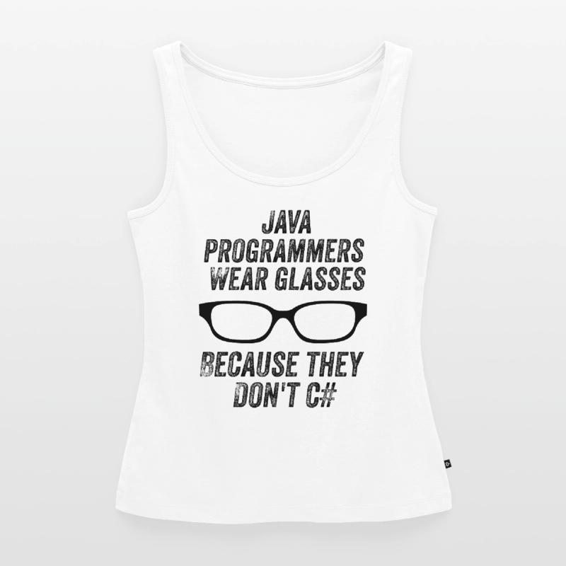 Lustige Java-Programmierer Frauen Premium Organic Tank Top