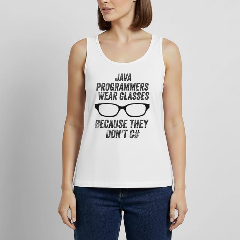 Drôles de programmeurs Java Débardeur bio Premium Femme
