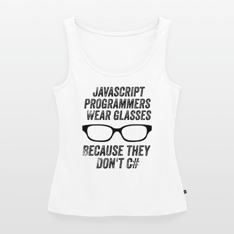 Lustige Javascript-Programmierer Frauen Premium Organic Tank Top
