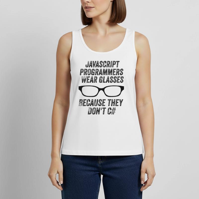 Lustige Javascript-Programmierer Frauen Premium Organic Tank Top
