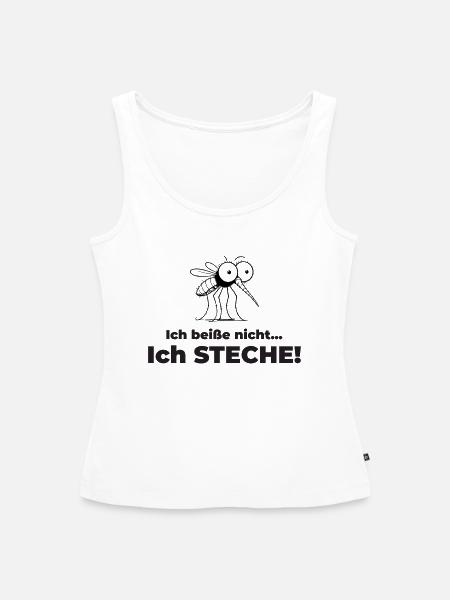 Stechmücke - Frauen Premium Organic Tank Top - Weiß