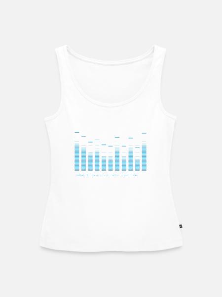 electronic sounds - Frauen Premium Organic Tank Top - 
