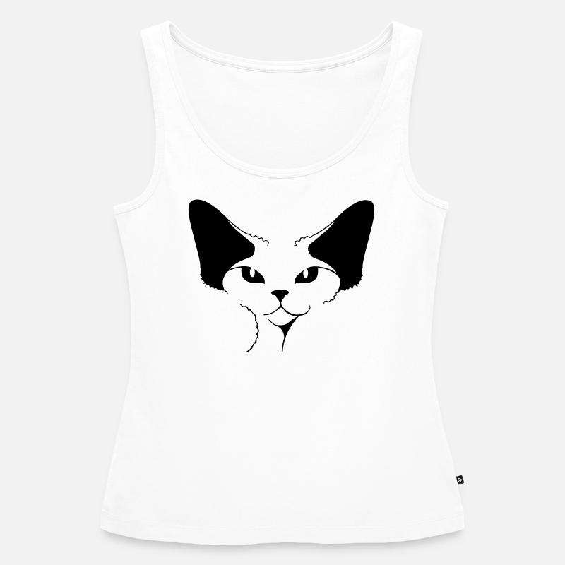 DEVON REX - Débardeur bio Premium Femme - blanc