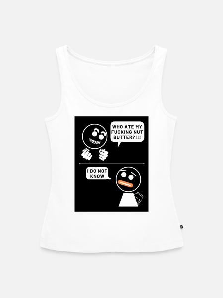 nut butter - Frauen Premium Organic Tank Top - Weiß