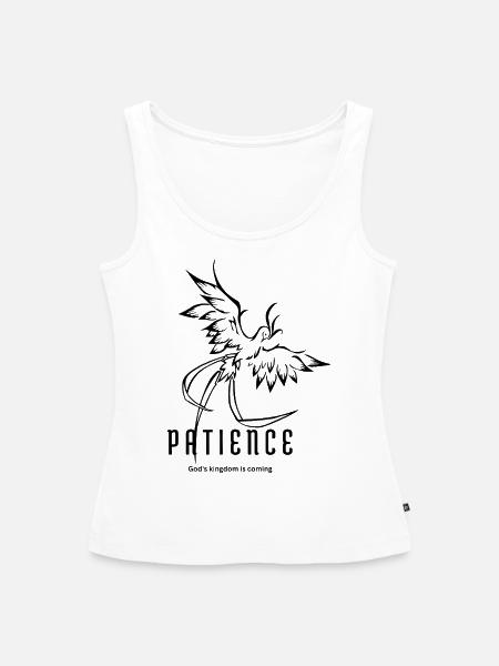 Patience – Rising Phoenix - Frauen Premium Organic Tank Top - Weiß