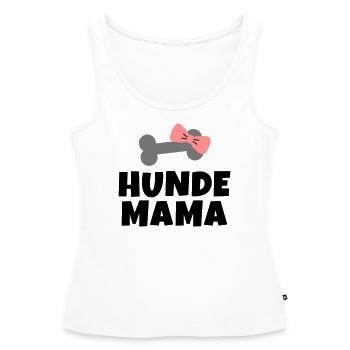 Hunde Mama - Frauen Premium Organic Tank Top - Weiß - Vorne - AI Model Female 172 light (172cm)