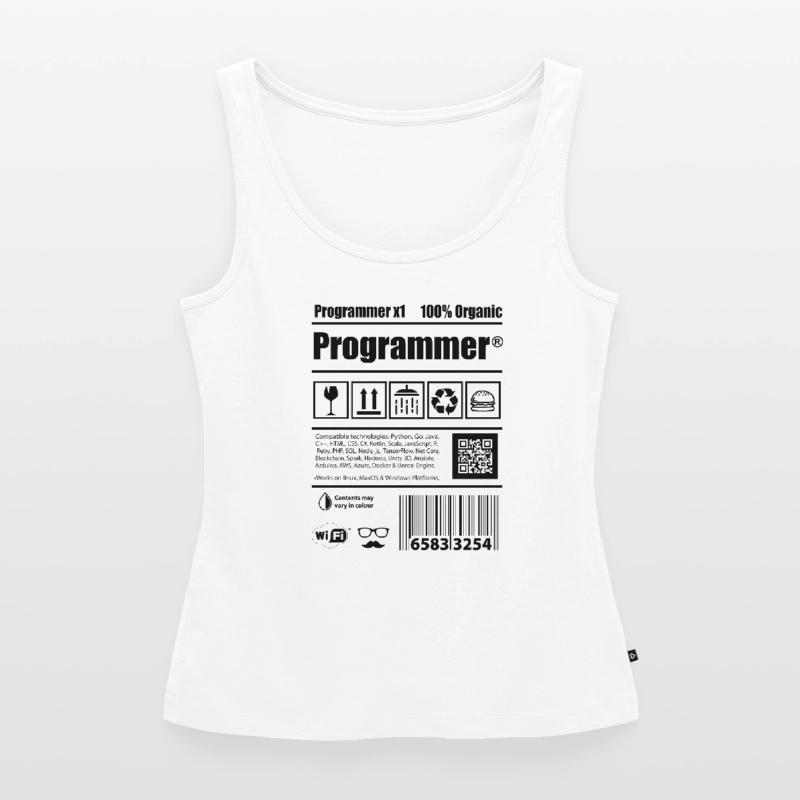 Coder programmer caffeine developer gift Women’s Premium Organic Tank top
