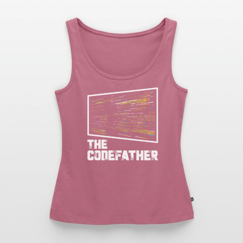 Le Codefather Programmeur Codage Coder Drôle Débardeur bio Premium Femme