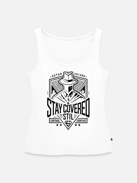 Shield of Confidence - Frauen Premium Organic Tank Top - Weiß