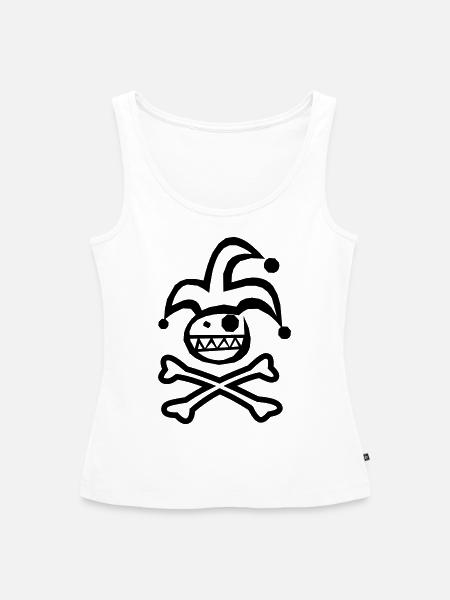 narrenpirat - Frauen Premium Organic Tank Top - Weiß