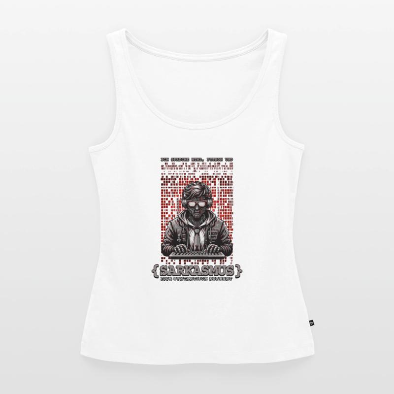 I speak HTML, Python and sarcasm Women’s Premium Organic Tank top