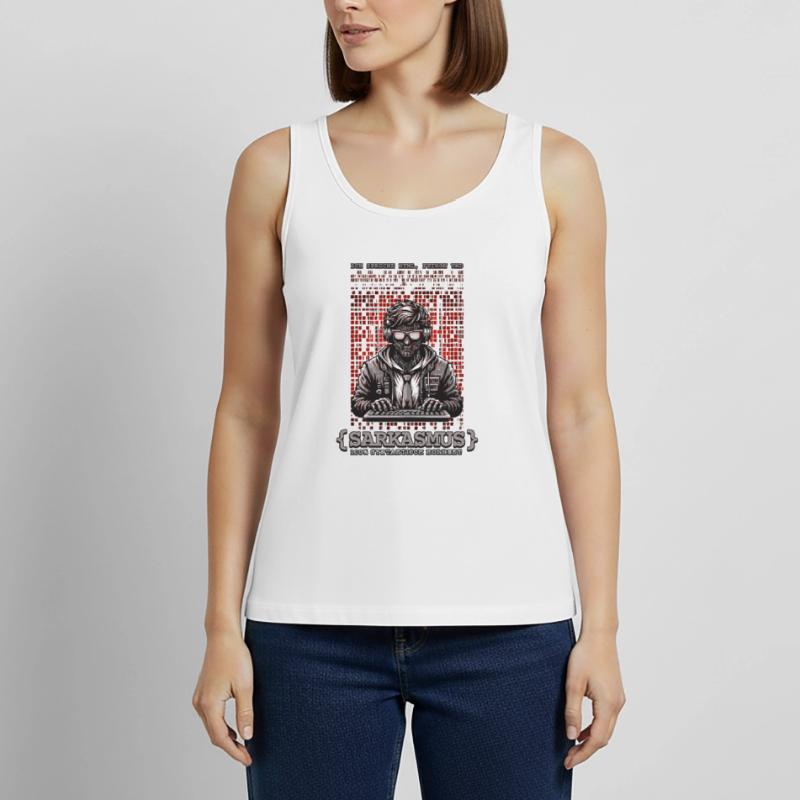 Ich spreche HTML Python und Sarkasmus Frauen Premium Organic Tank Top