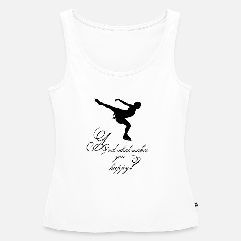 Ice skaters - Women’s Premium Organic Tank top - white