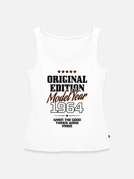 Original Edition 1964 - Frauen Premium Organic Tank Top - Weiß