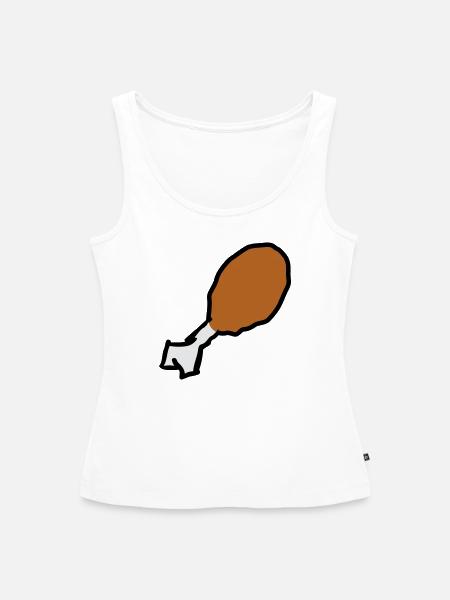 Meat - Frauen Premium Organic Tank Top - Weiß