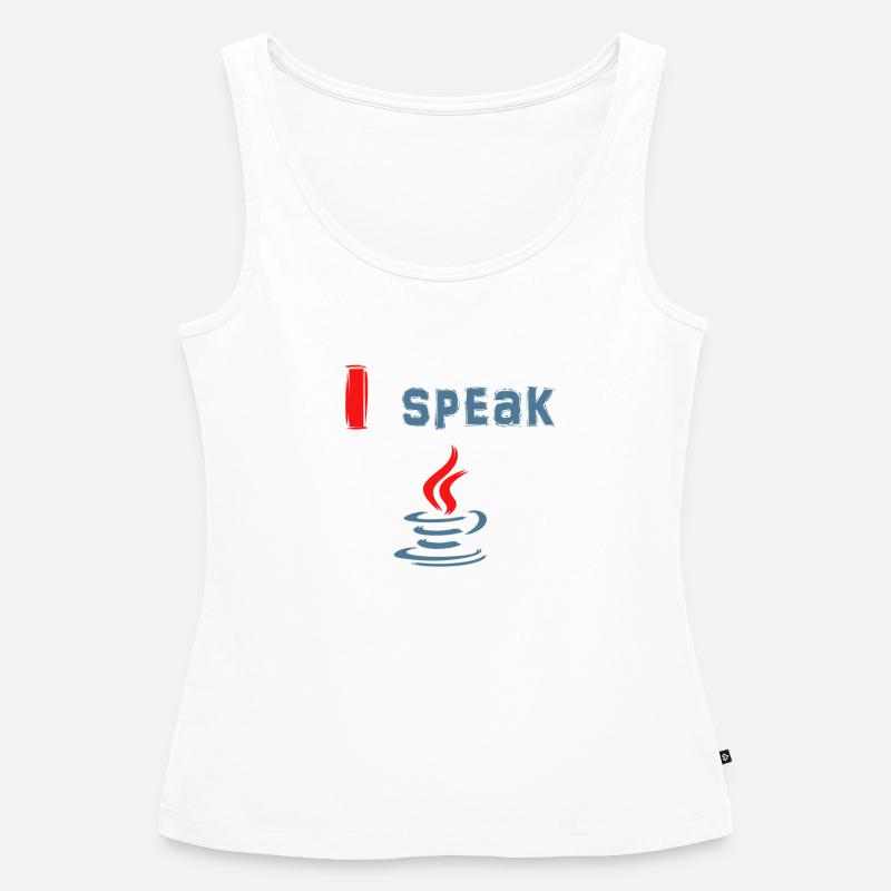 Je parle Java - Je parle Java - Débardeur bio Premium Femme - blanc