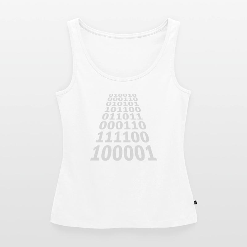 Binary Code Program Language Women’s Premium Organic Tank top
