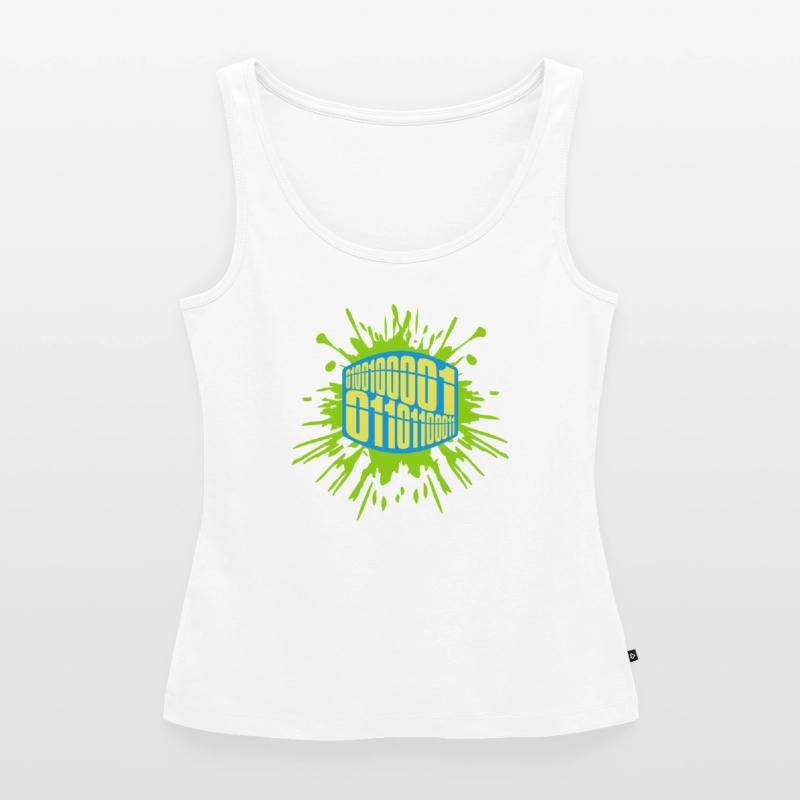Binary Code Program Language Women’s Premium Organic Tank top