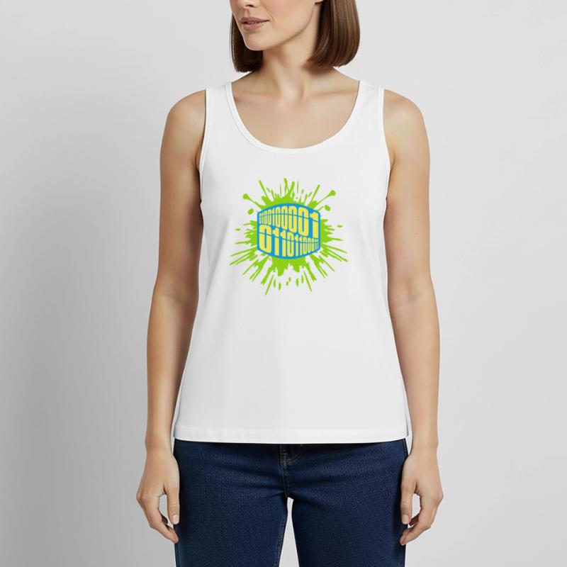 Binary Code Program Language Women’s Premium Organic Tank top