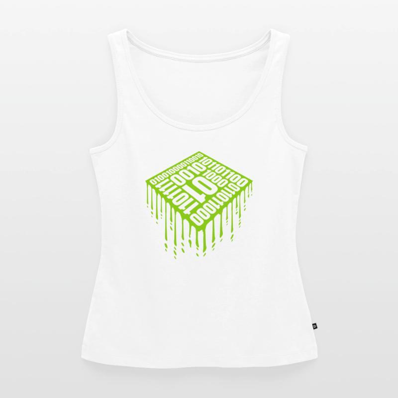 Binary Code Program Language Women’s Premium Organic Tank top