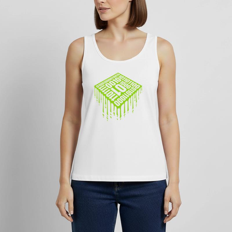 Binary Code Program Language Women’s Premium Organic Tank top