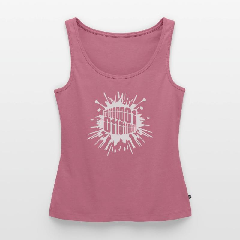 Binary Code Program Language Women’s Premium Organic Tank top