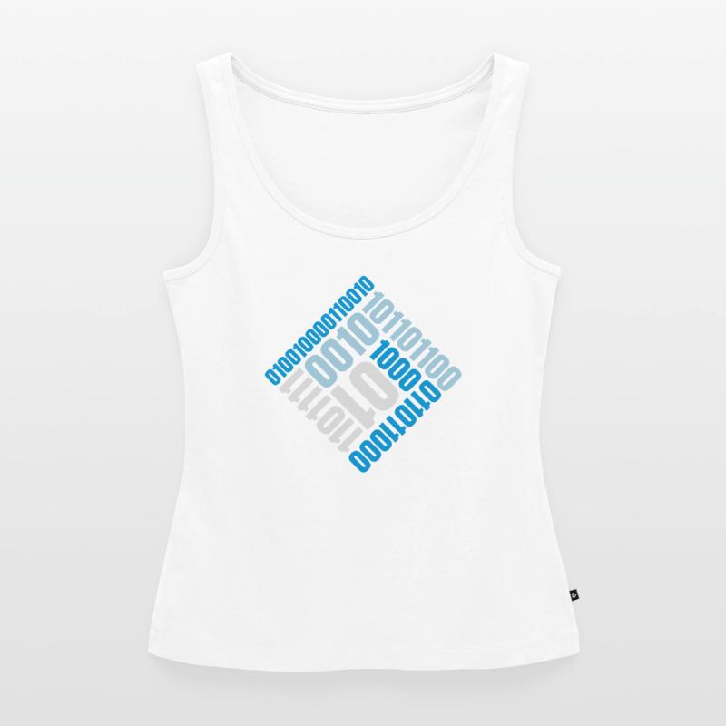 Binary Code Program Language Women’s Premium Organic Tank top