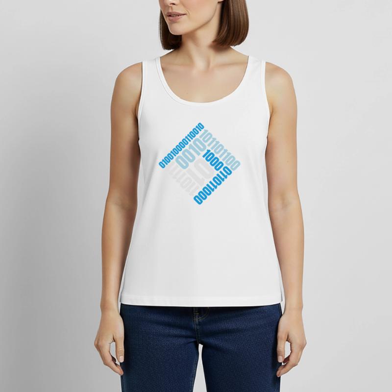 Binary Code Program Language Women’s Premium Organic Tank top