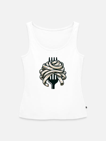 Pasta-Genuss - Frauen Premium Organic Tank Top - Weiß