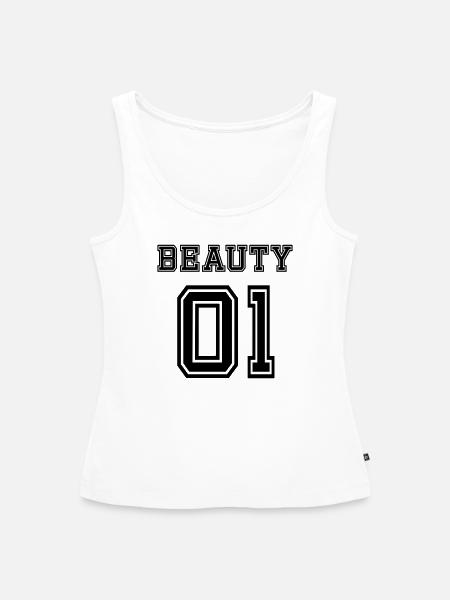 Beauty - Frauen Premium Organic Tank Top - Weiß