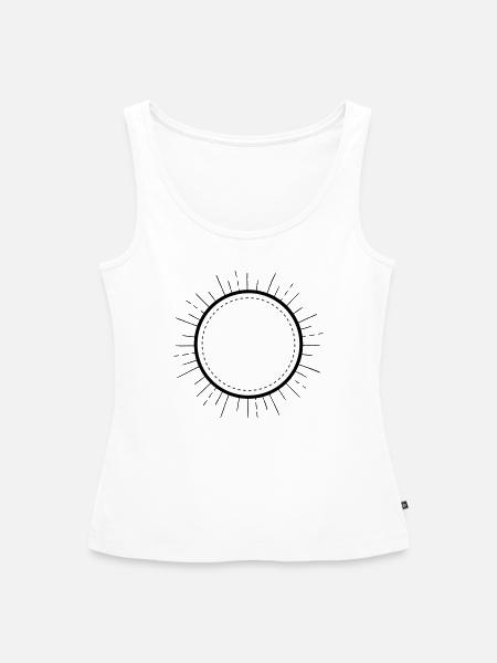 ANPASSBARES WAPPEN - Frauen Premium Organic Tank Top - Weiß