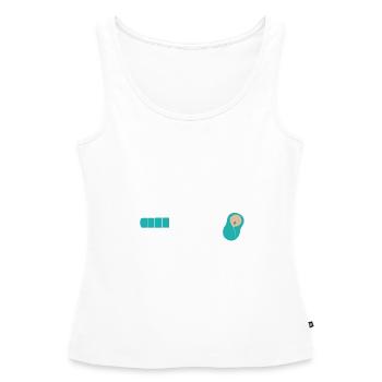 Tonton2024 - Frauen Premium Organic Tank Top - Weiß - Vorne - AI Model Female 172 light (172cm)