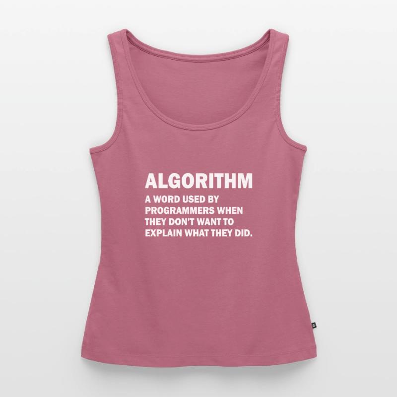 Algorithm Admin Informatique Nerd programmation Débardeur bio Premium Femme