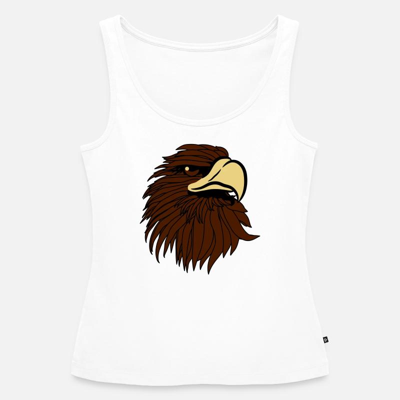 Eagle Bald Eagle - Women’s Premium Organic Tank top - white