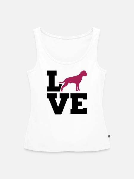 Boxer - Frauen Premium Organic Tank Top - Weiß
